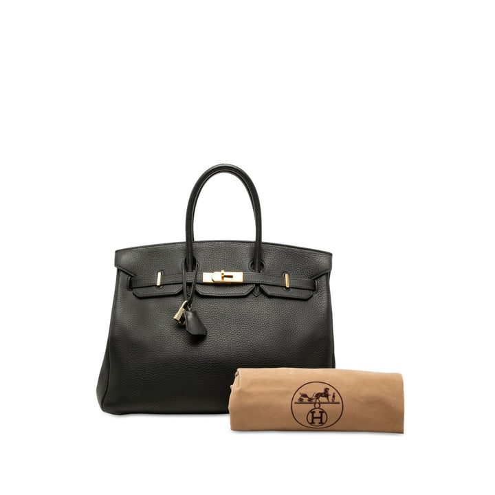 Hermès Birkin Retourne 35 Togo Noir – vue 8 – GABY PARIS