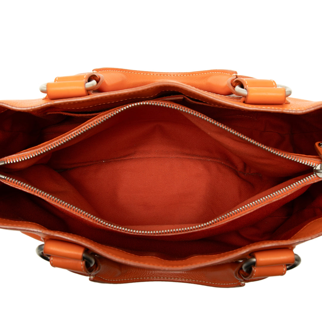 Celine Sac à main Boogie Orange – vue 4 – GABY PARIS