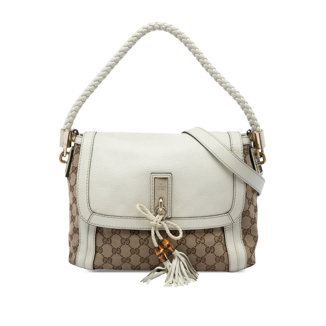 GG Bella à rabat Sac Blanc