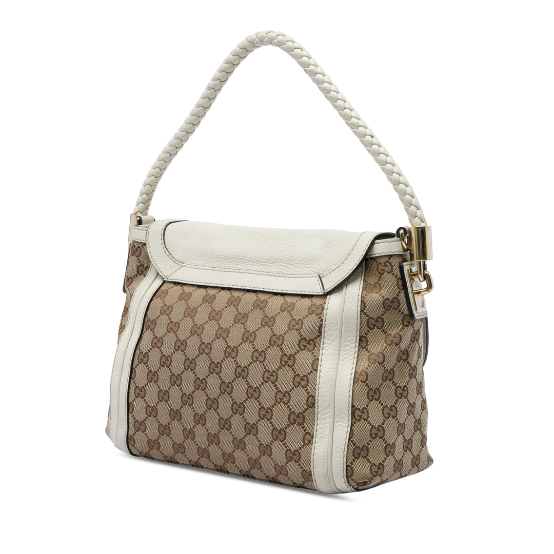 GG Bella à rabat Sac Blanc