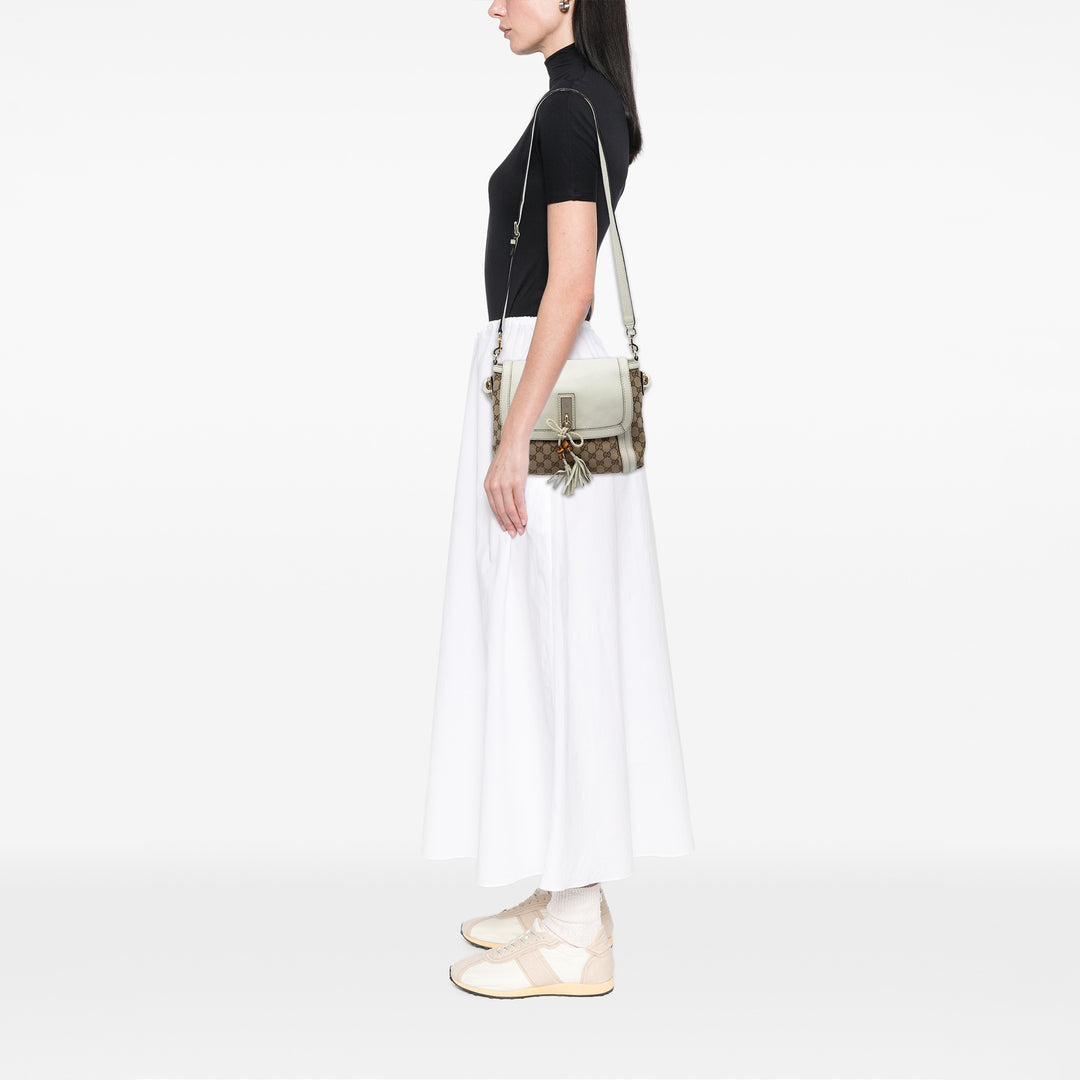 GG Bella à rabat Sac Blanc