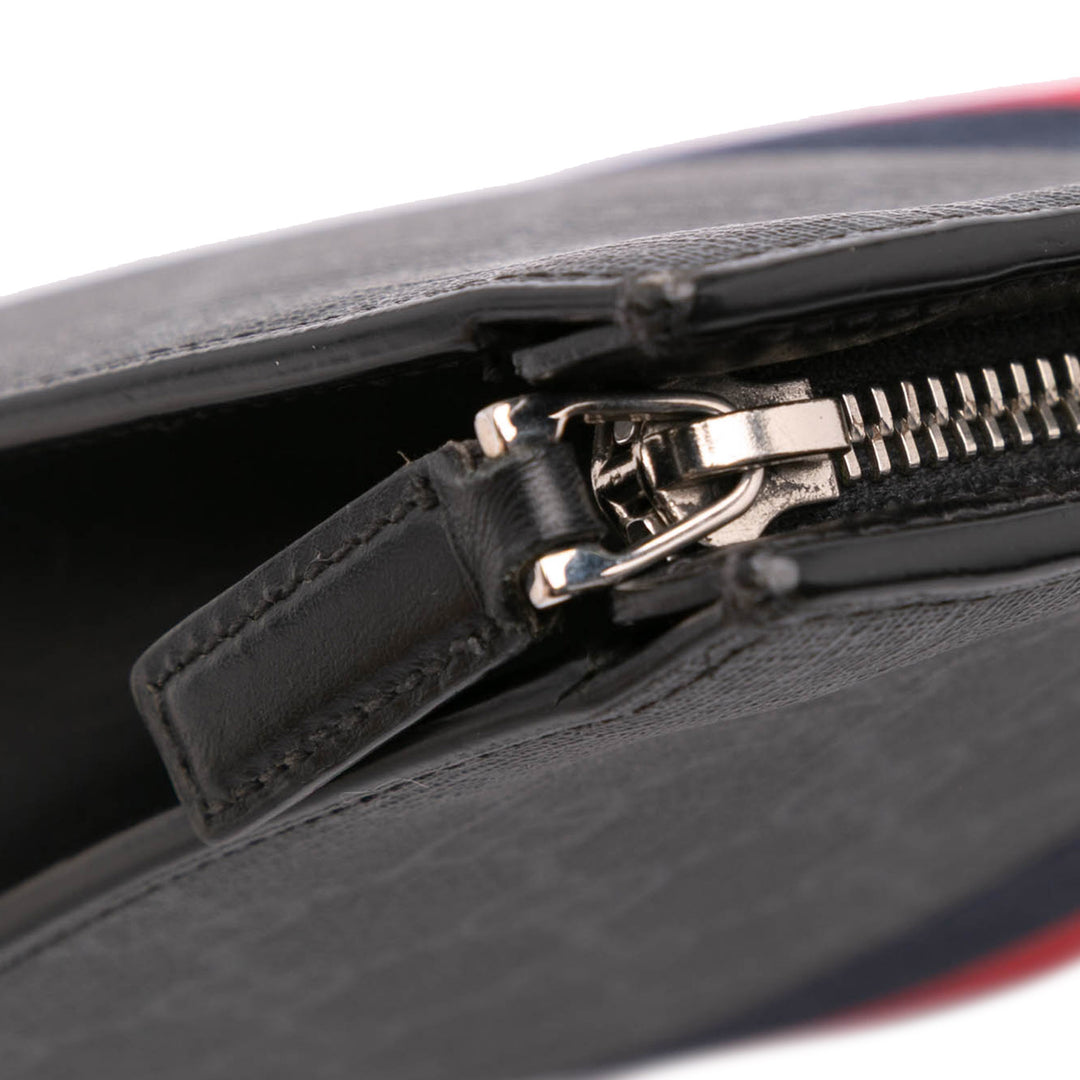 GG Supreme Web Clutch Black - Gaby Paris