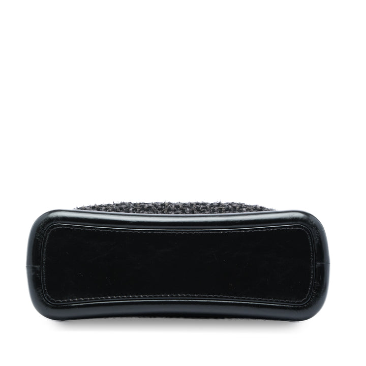 Chanel Gabrielle Sac Moyen Tweed Noir – vue 3 – GABY PARIS