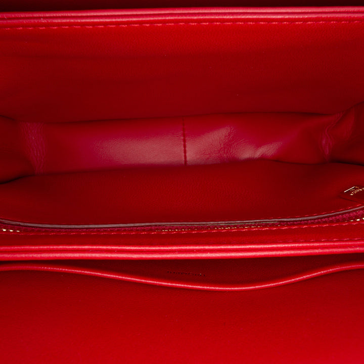 Celine Teen brillant Cuir de veau Triomphe Sac porté croisé
