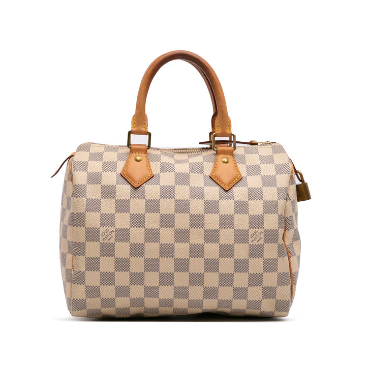 Damier Azur Speedy 25 White - Gaby Paris