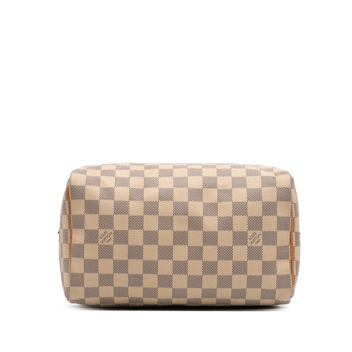 Damier Azur Speedy 25 White - Gaby Paris