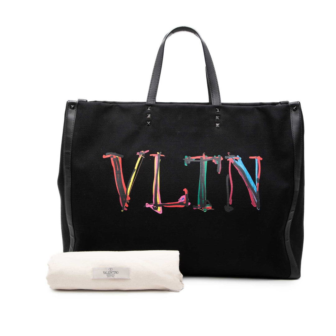 Valentino Large Toile Rockstud VLTN Cabas