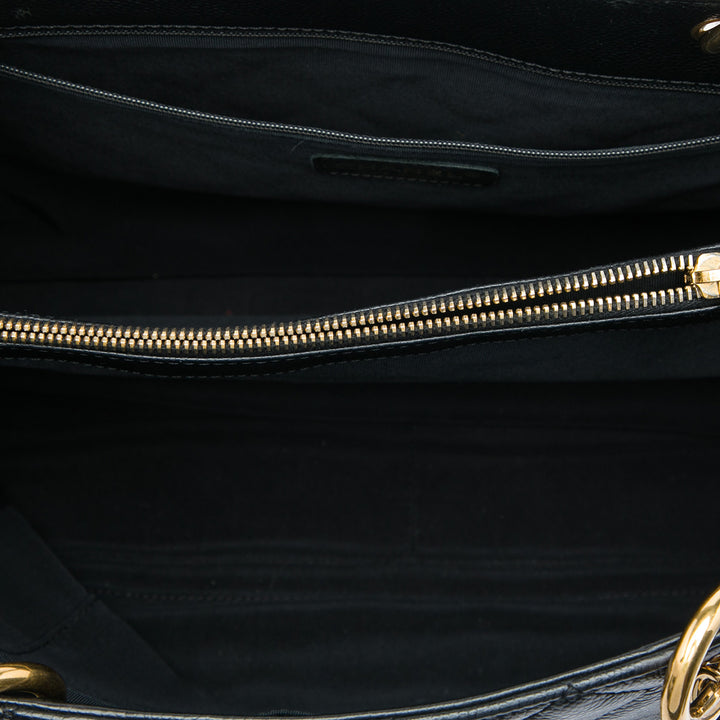 Cabas Cuir caviar Noir