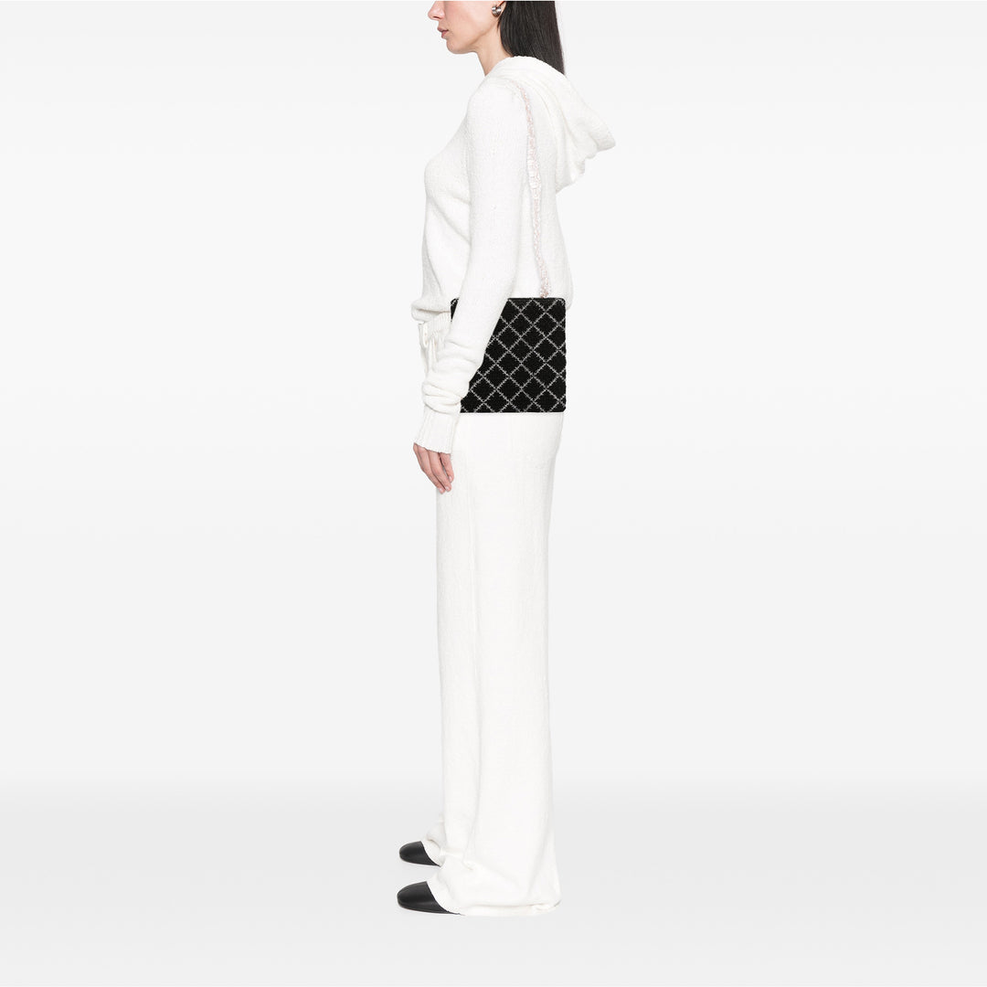 Chanel Tweed and Resin Zipped Chain Shopping Bag Noir – GABY PARIS Authentique