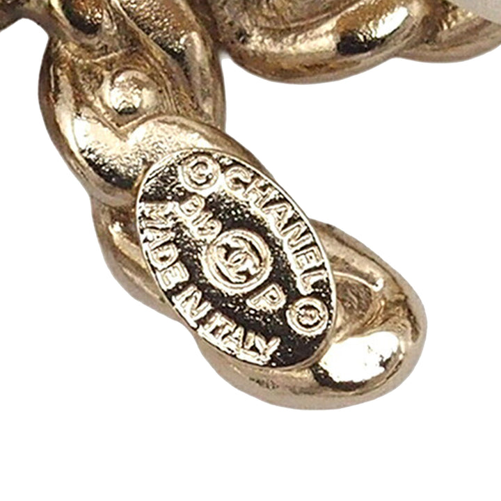 Chanel CC plaqué Rhinestone et Perles fantaisie Swing Clip On Boucles d’oreilles – GABY PARIS Authentique