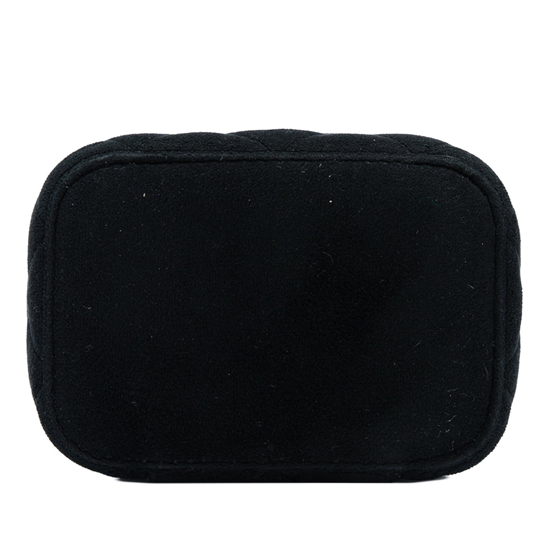 Chanel Perle Crush Vanity avec chaîne Mini Noir