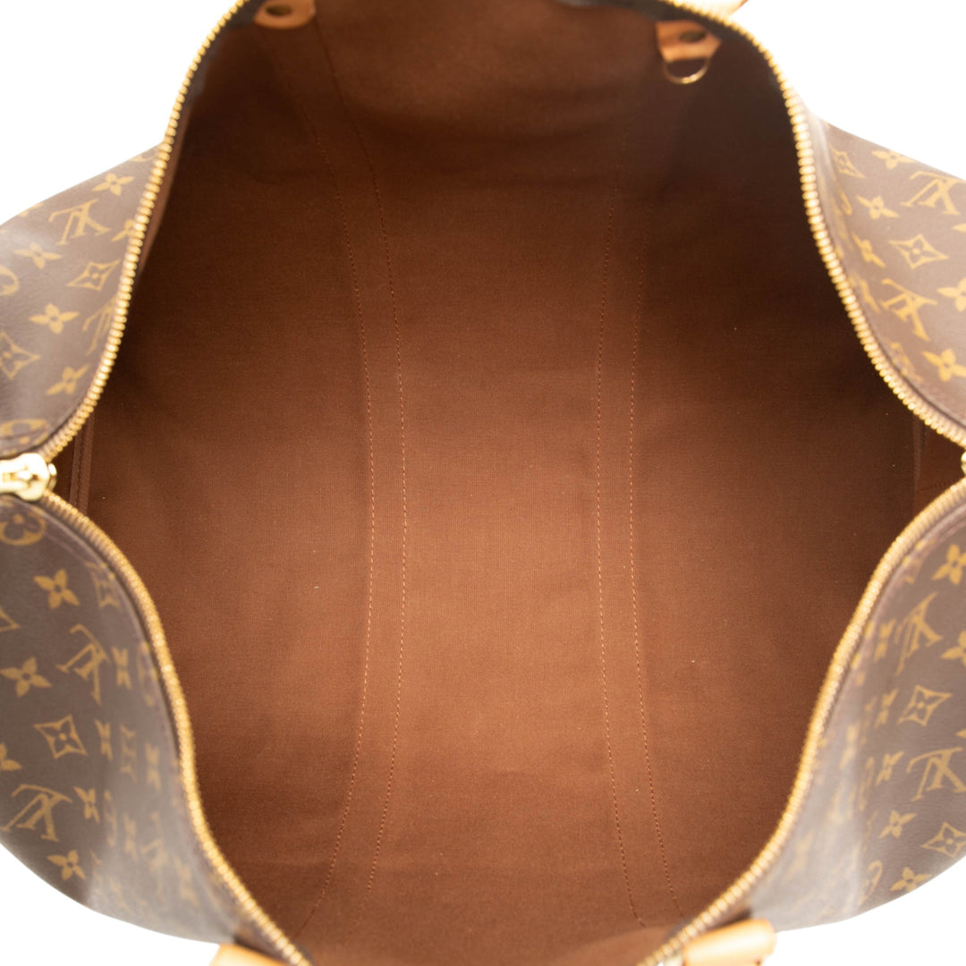 Louis Vuitton Monogram Keepall Bandouliere 50 Marron