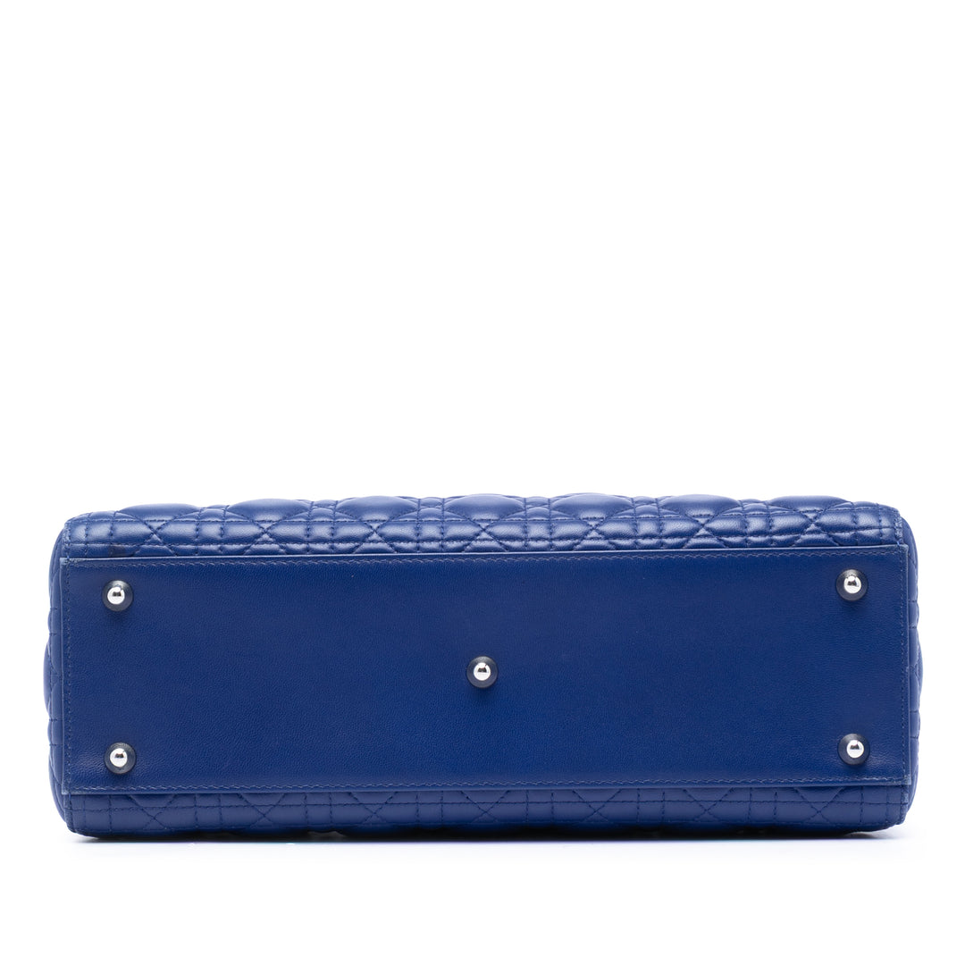 Dior Large Cuir d’agneau Cannage Lady Dior