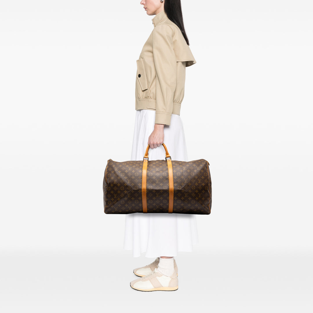 Louis Vuitton Keepall 60 Monogram Marron