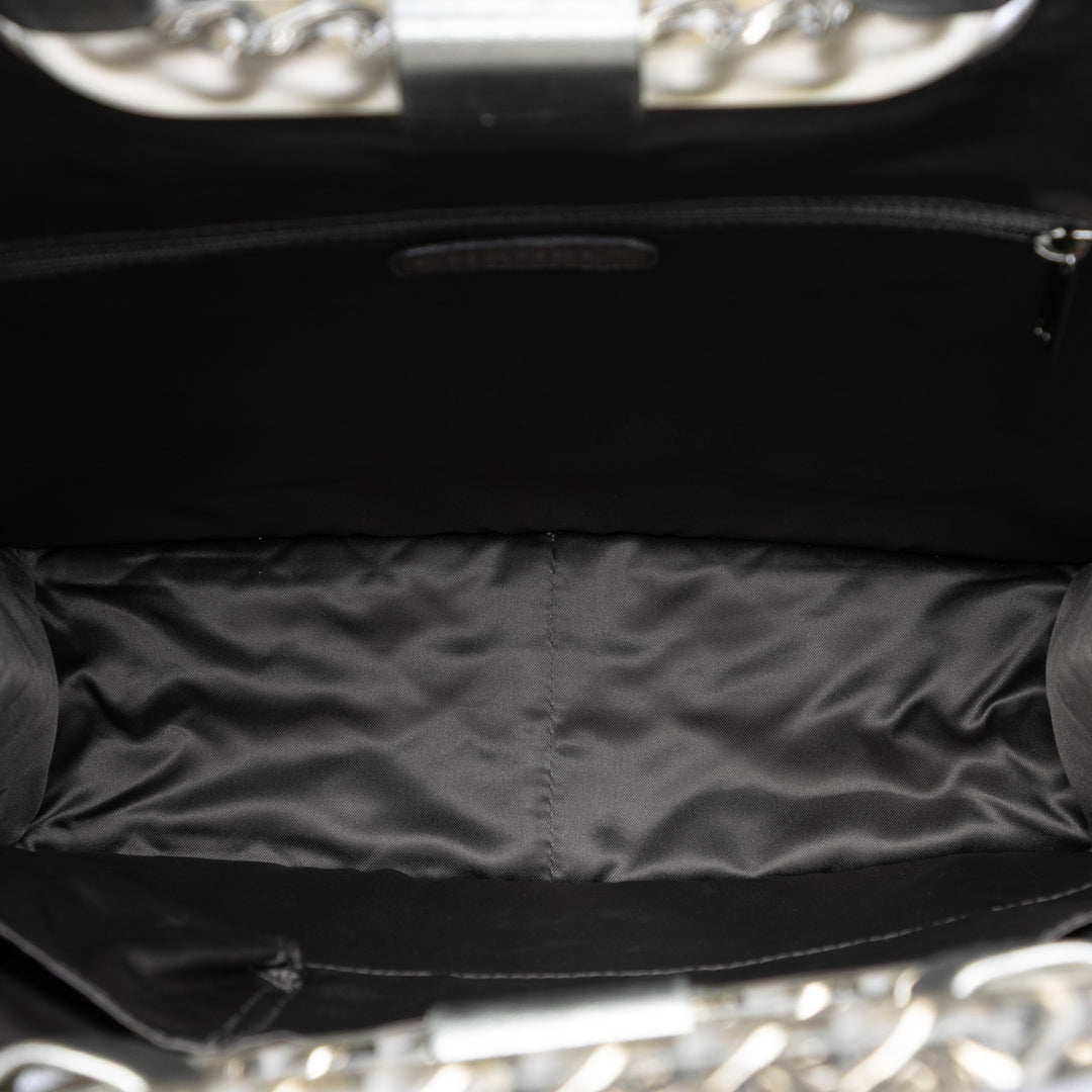 Chanel CC Vinyl Ice Cube Shopper Cabas