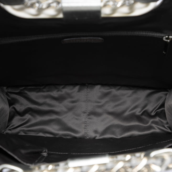 Chanel CC Vinyl Ice Cube Shopper Cabas