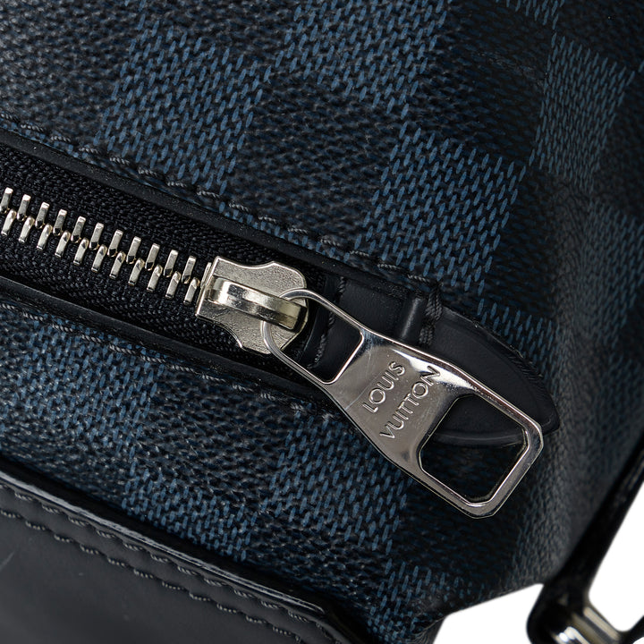 Damier Cobalt Greenwich Messenger Blue - Gaby Paris