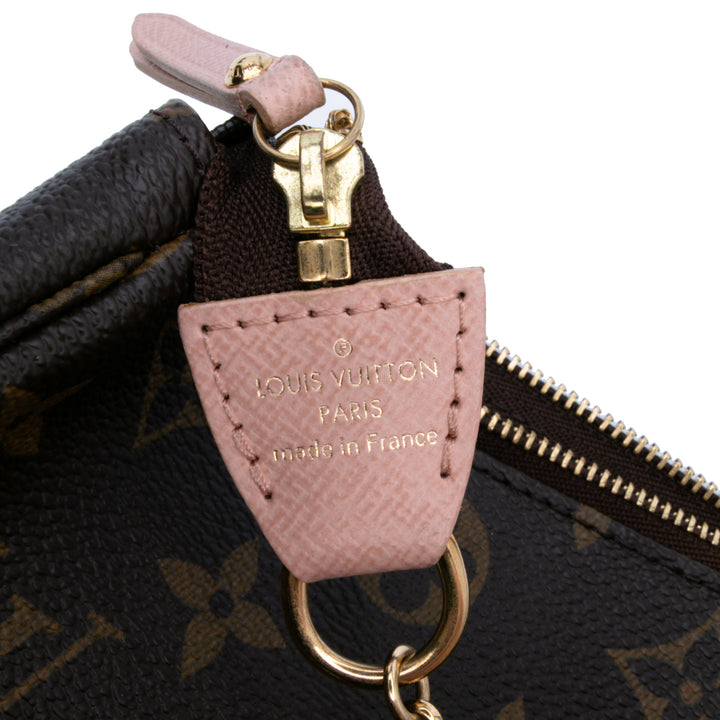 Monogram Affiche Mini Pochette Accessoires Brown - Gaby Paris