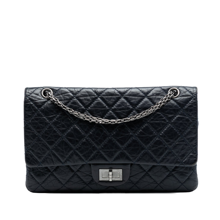 Chanel vieilli Cuir de veau Reissue 2.55 Double rabat 227