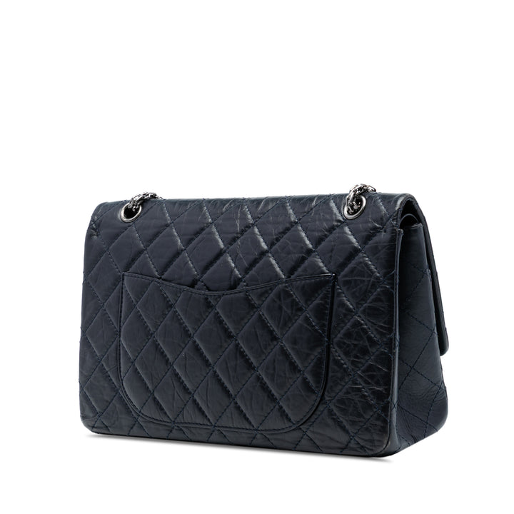 Chanel vieilli Cuir de veau Reissue 2.55 Double rabat 227