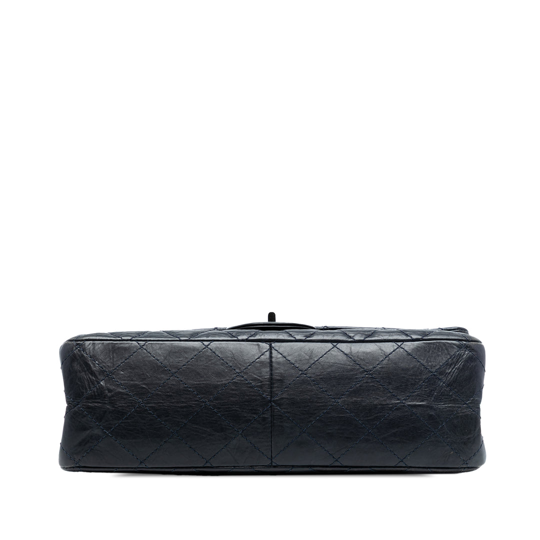 Chanel vieilli Cuir de veau Reissue 2.55 Double rabat 227