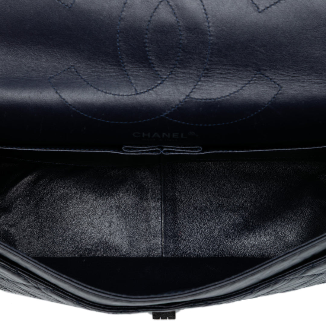 Chanel vieilli Cuir de veau Reissue 2.55 Double rabat 227