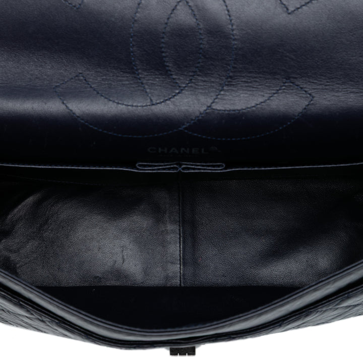 Chanel vieilli Cuir de veau Reissue 2.55 Double rabat 227