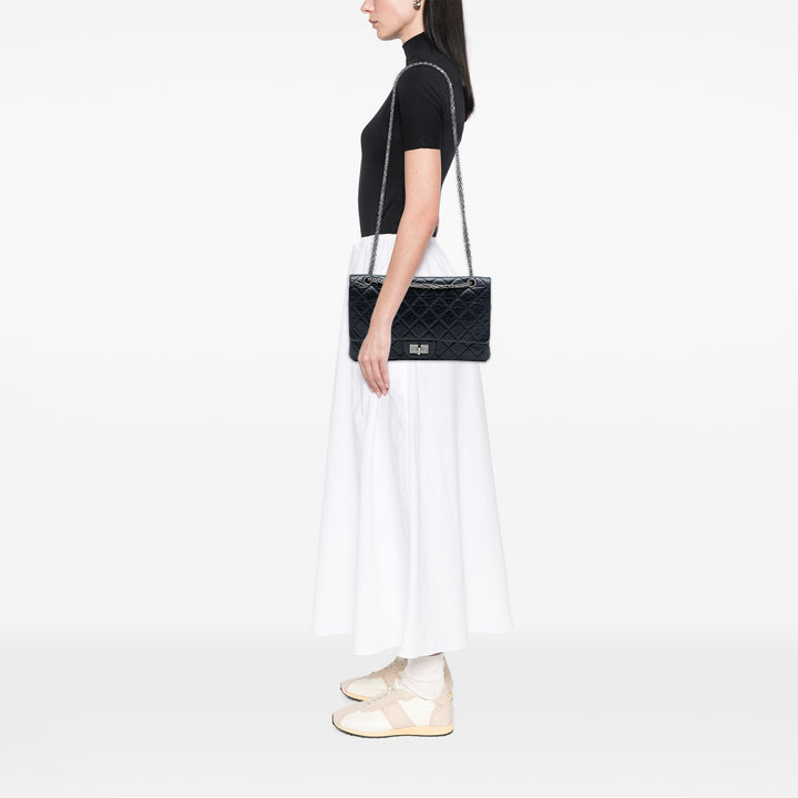 Chanel vieilli Cuir de veau Reissue 2.55 Double rabat 227