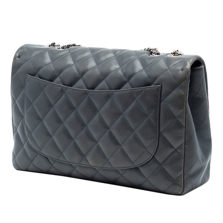 Chanel Jumbo Classic Cuir d’agneau Bijoux Chain Simple rabat