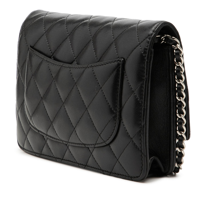 Chanel CC Matelassé Cuir d’agneau Wallet on Chain