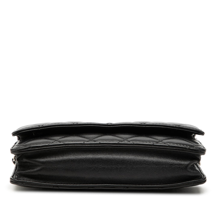 Chanel CC Matelassé Cuir d’agneau Wallet on Chain