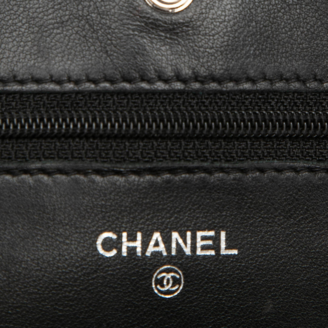 Chanel CC Matelassé Cuir d’agneau Wallet on Chain
