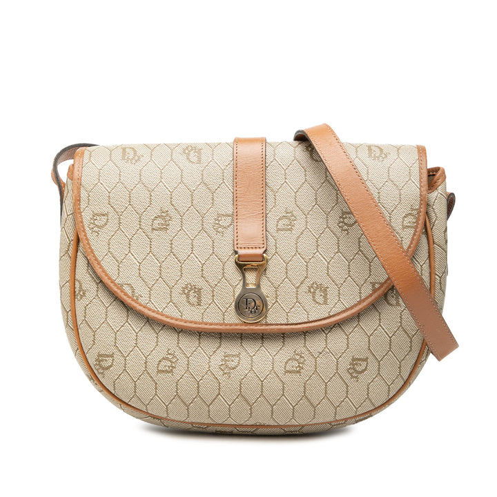 Dior Honeycomb Coated Toile Sac porté croisé