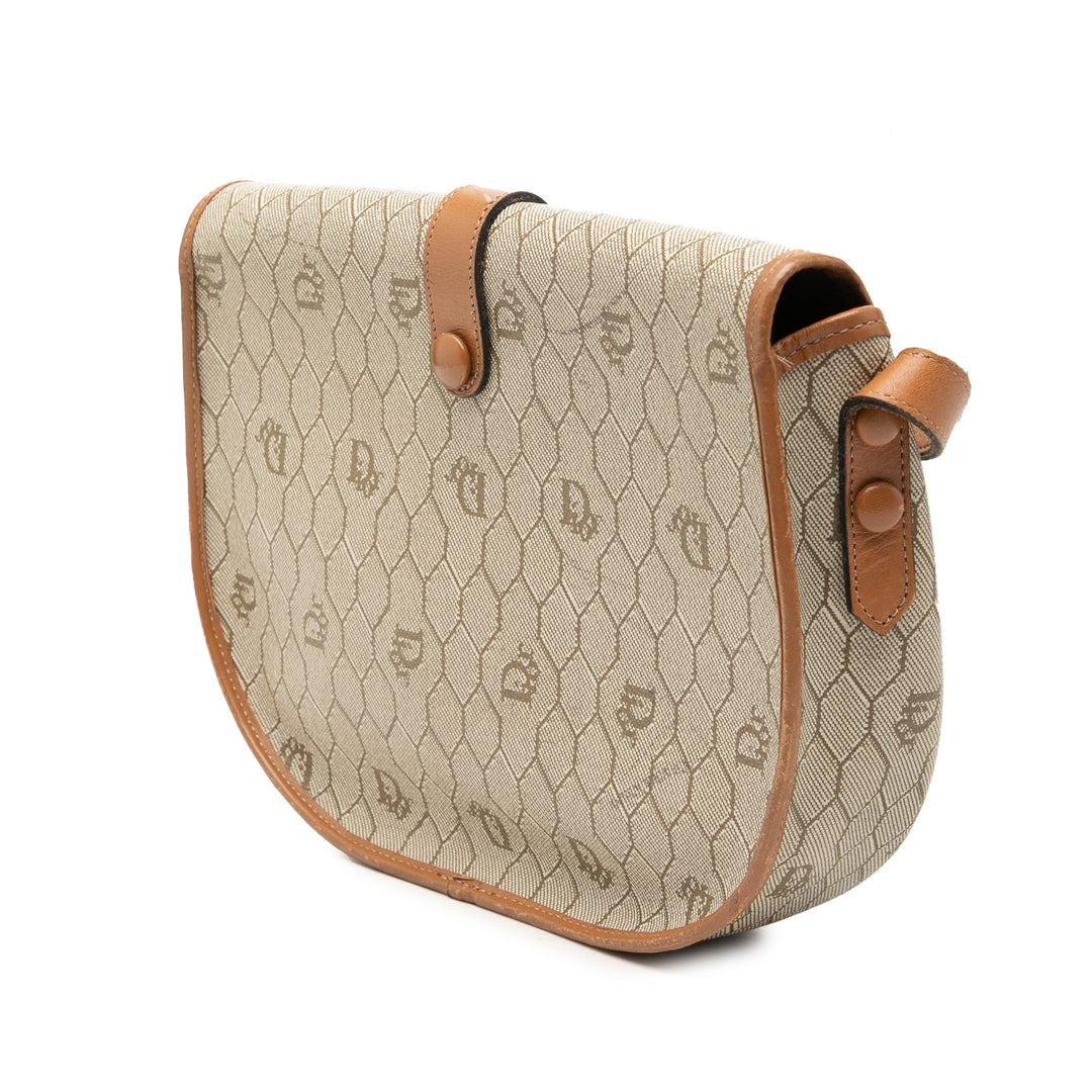 Dior Honeycomb Coated Toile Sac porté croisé