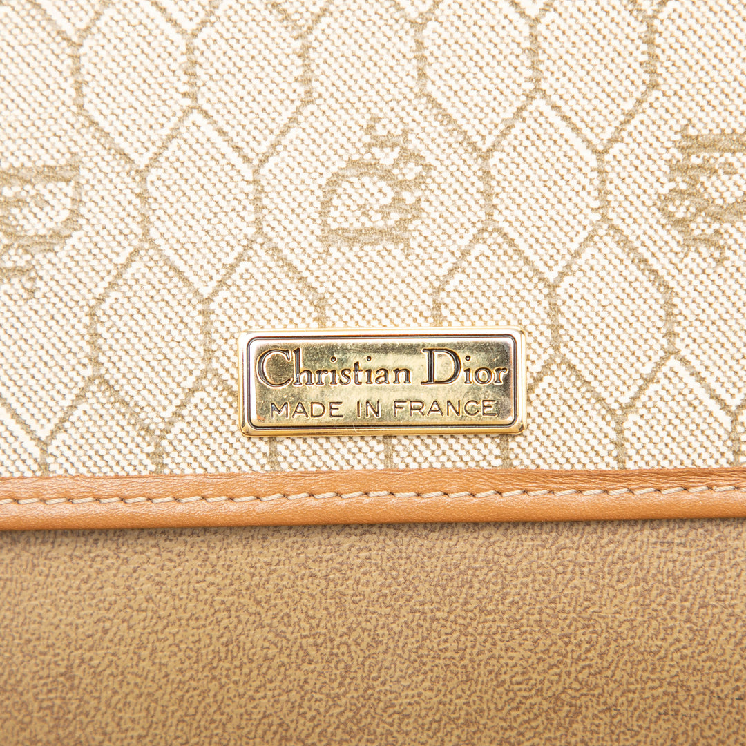 Dior Honeycomb Coated Toile Sac porté croisé