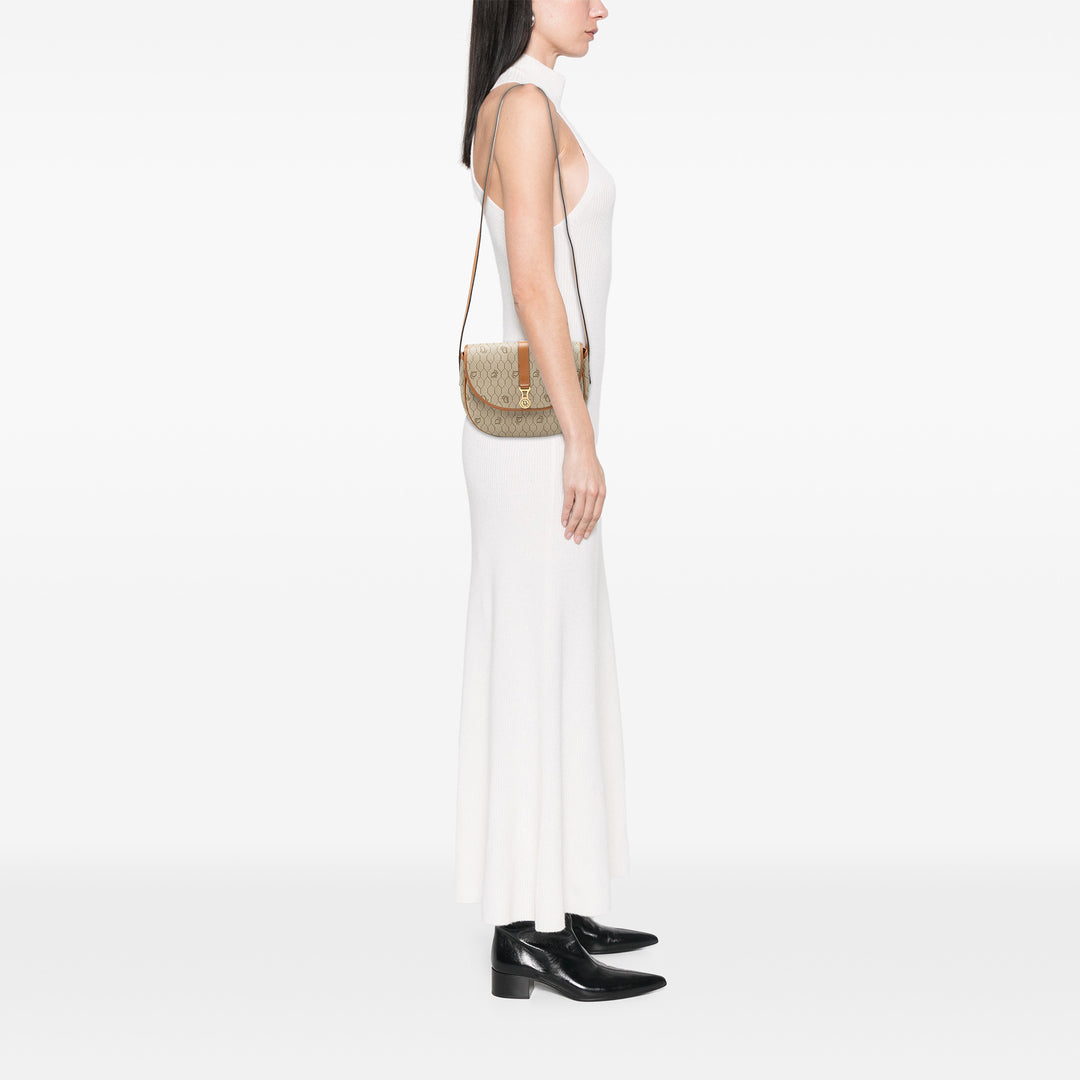 Dior Honeycomb Coated Toile Sac porté croisé