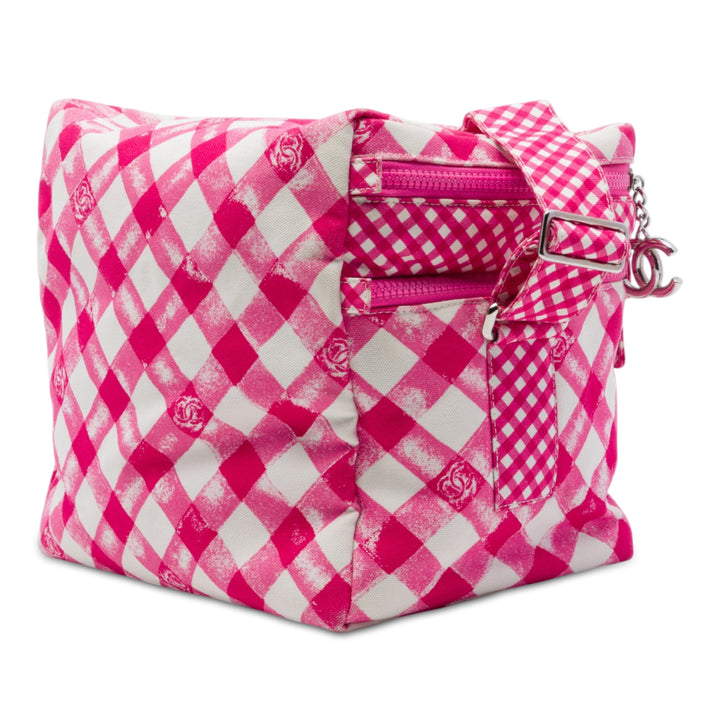 CC Gingham Lunch Sac boîte Rose