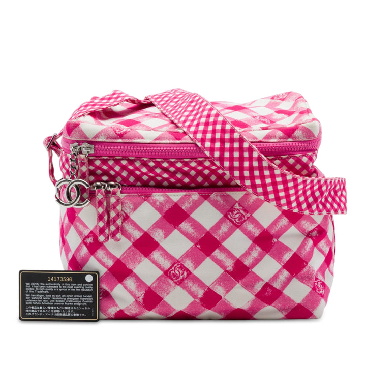 CC Gingham Lunch Sac boîte Rose