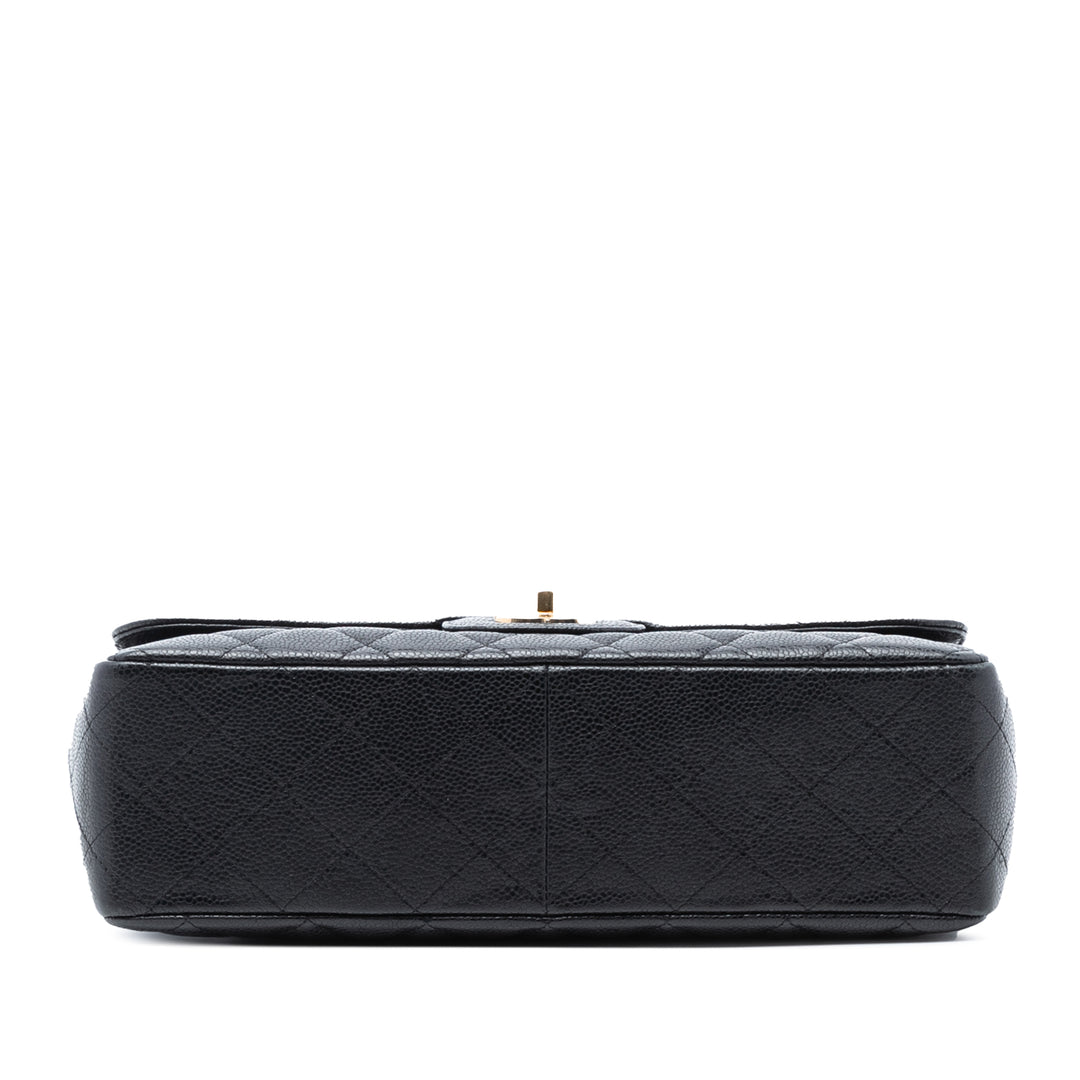 Chanel Jumbo Classic Caviar Simple rabat