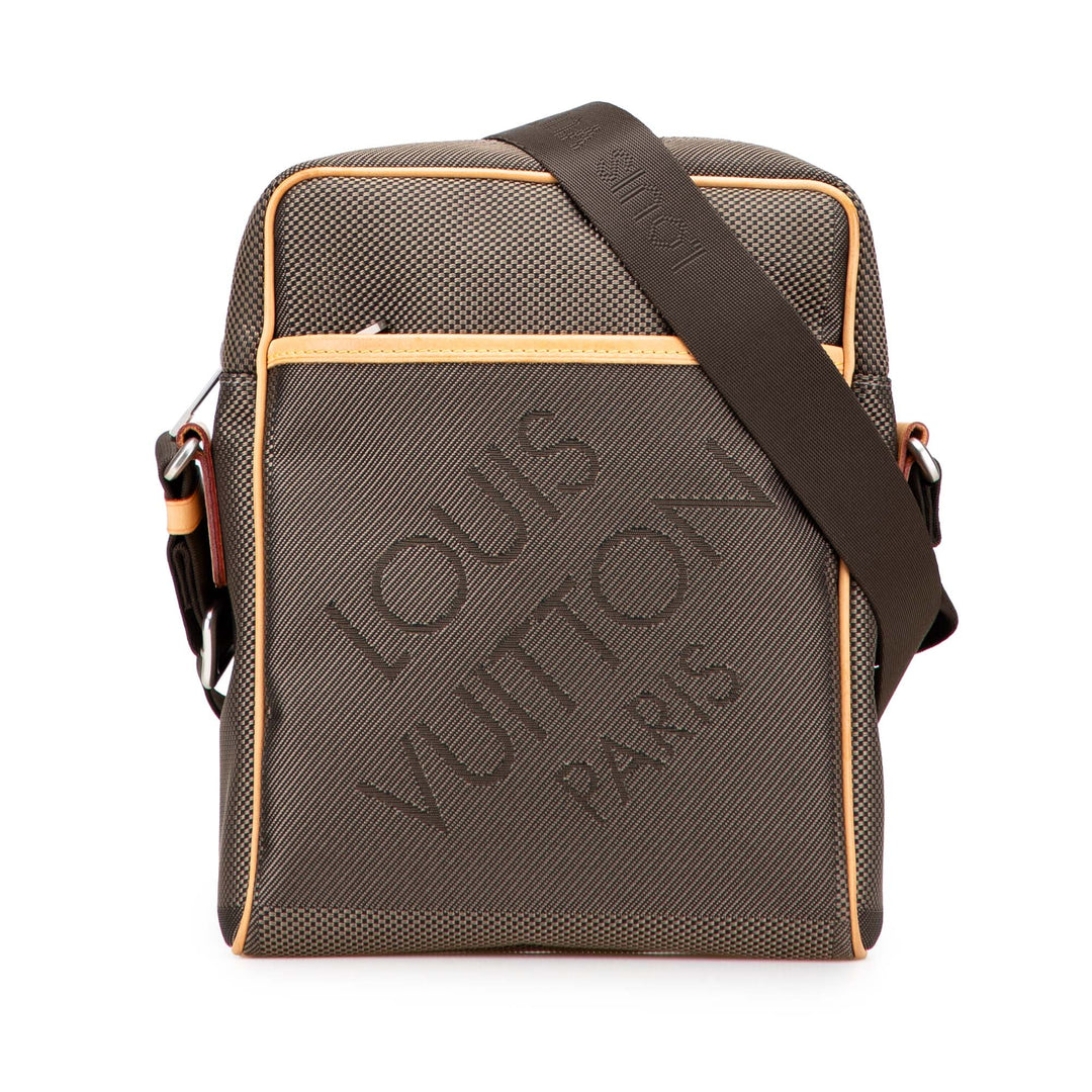 Damier Geant Citadin Messenger Bag Brown - Gaby Paris