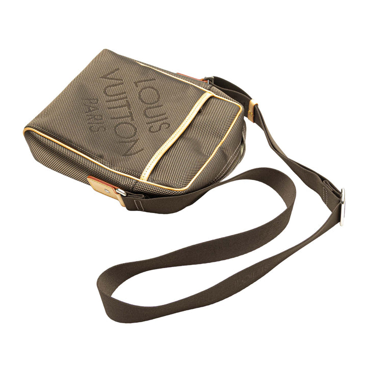 Damier Geant Citadin Messenger Bag Brown - Gaby Paris