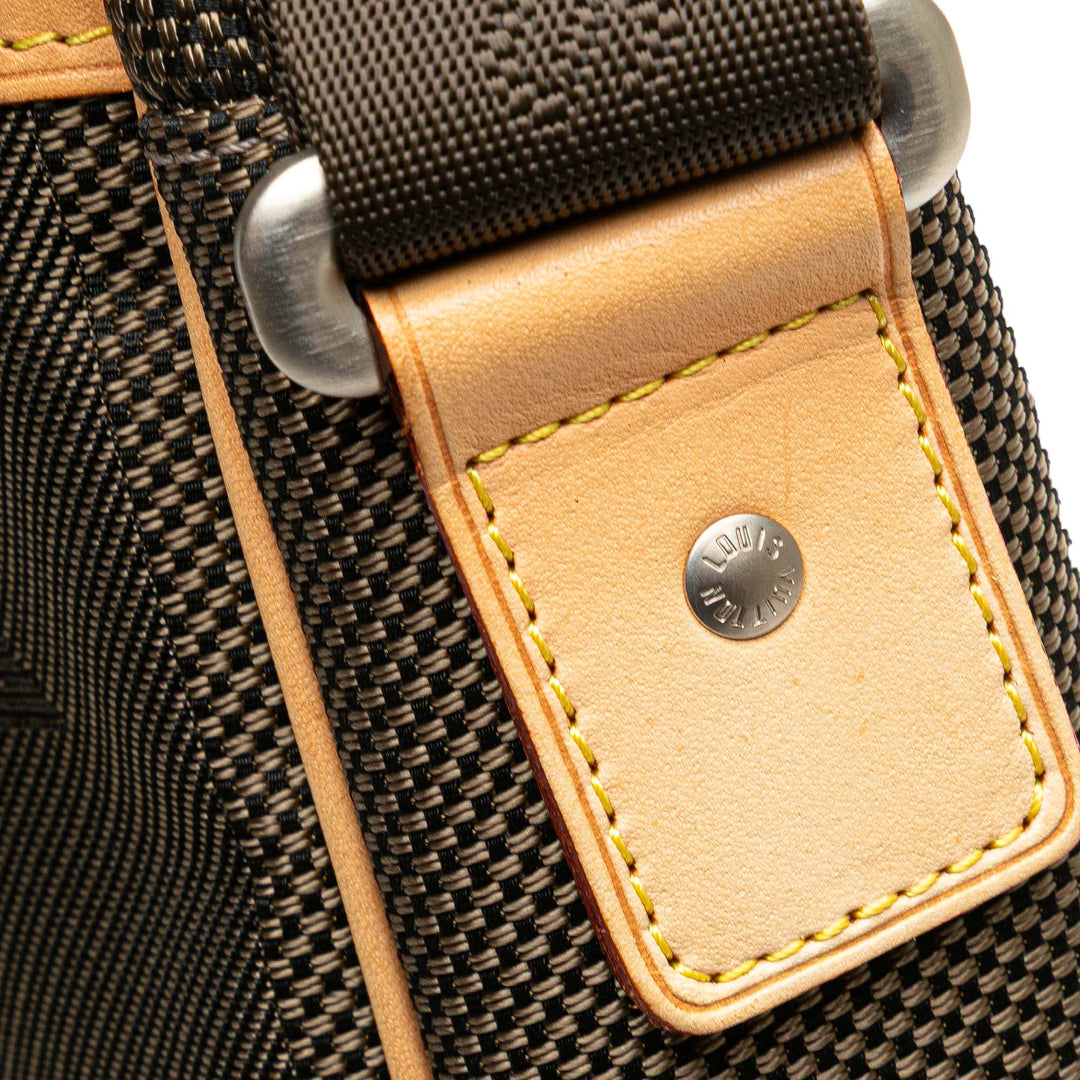 Damier Geant Citadin Messenger Bag Brown - Gaby Paris