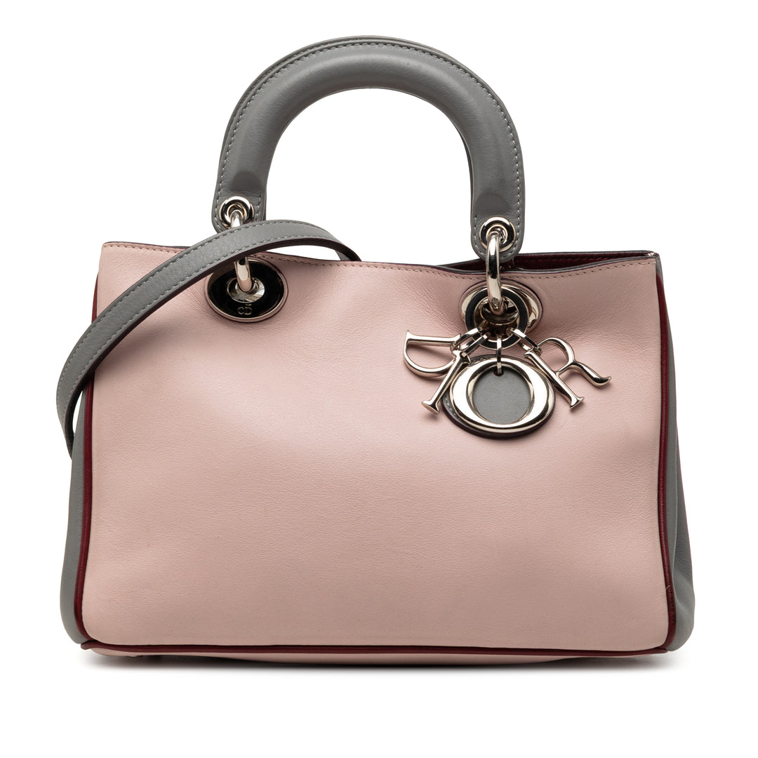 Dior Mini Tricolor Cuir Diorissimo Sac Multi