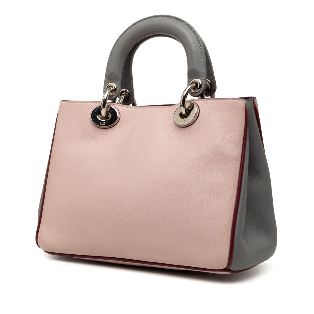 Dior Mini Tricolor Cuir Diorissimo Sac Multi