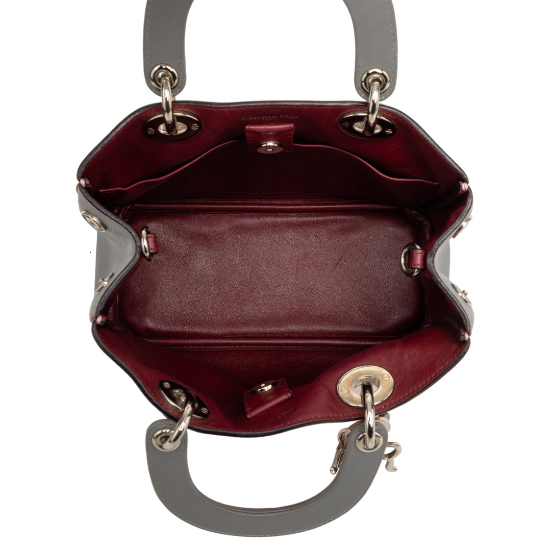 Dior Mini Tricolor Cuir Diorissimo Sac Multi