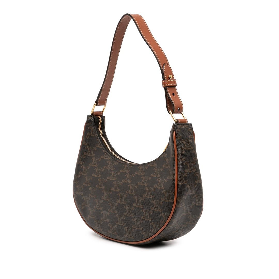 Celine Triomphe Coated Toile Ava Sac bandoulière