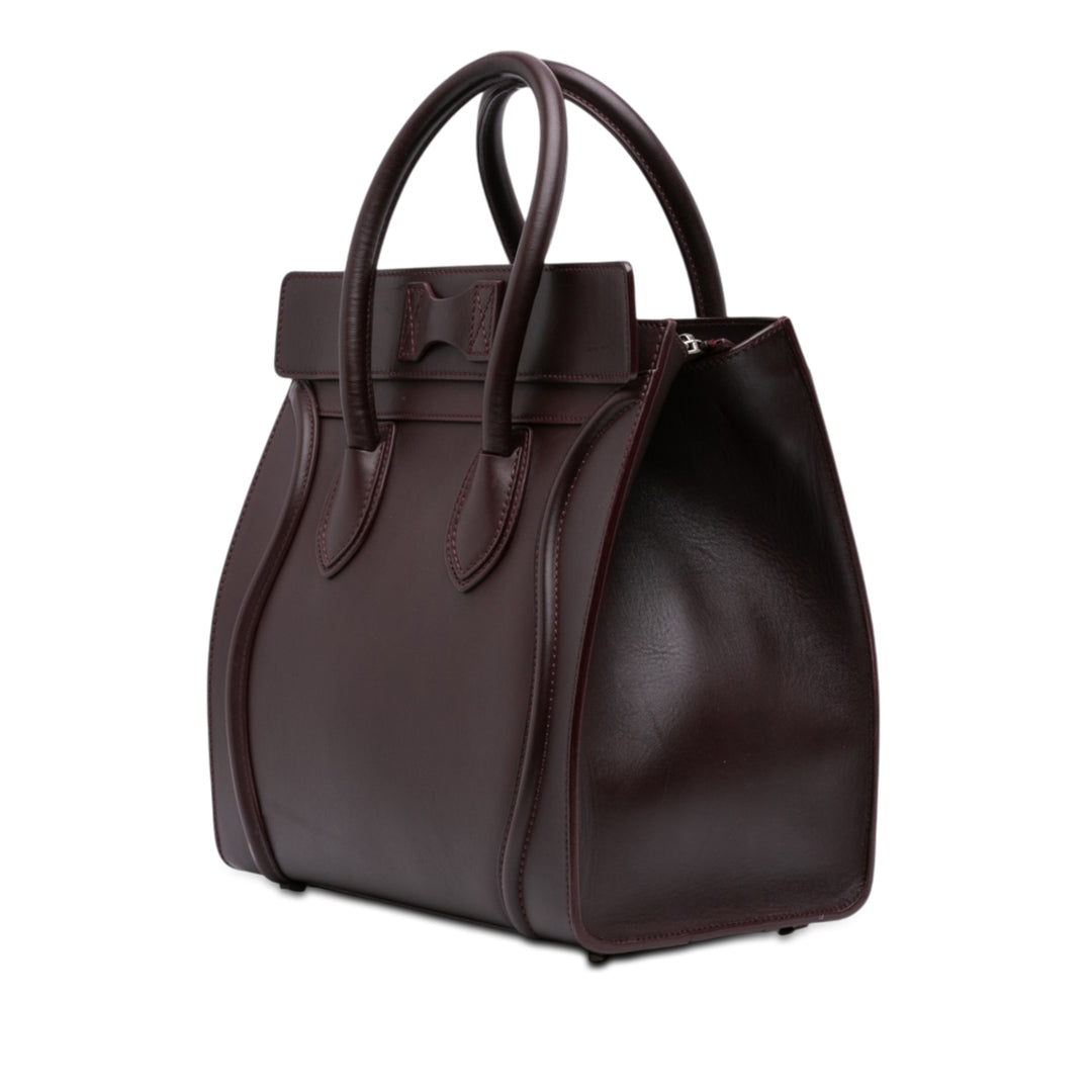 Celine Mini Smooth Cuir de veau Luggage Cabas