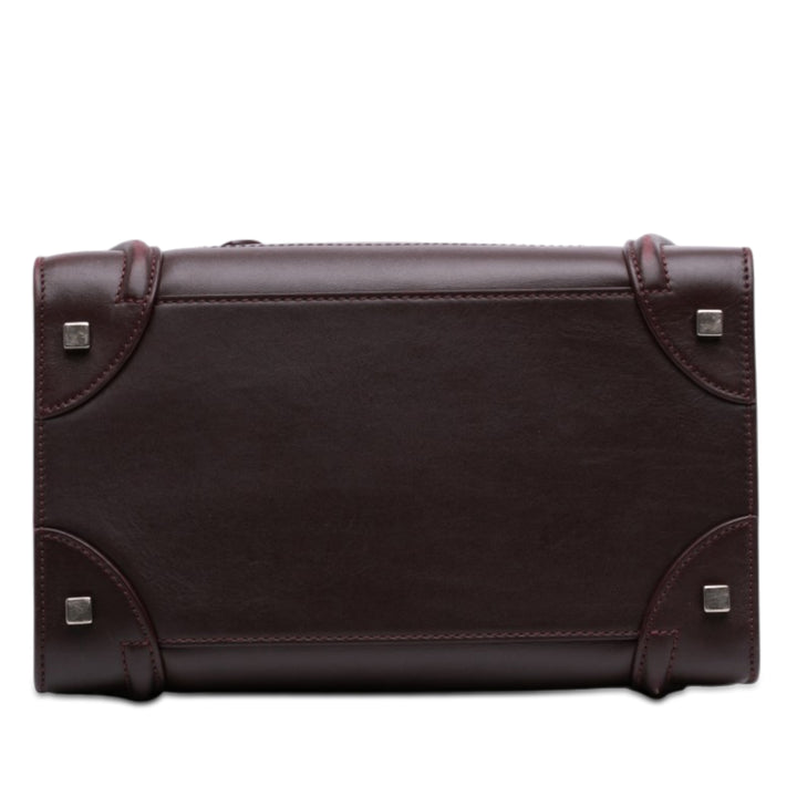 Celine Mini Smooth Cuir de veau Luggage Cabas