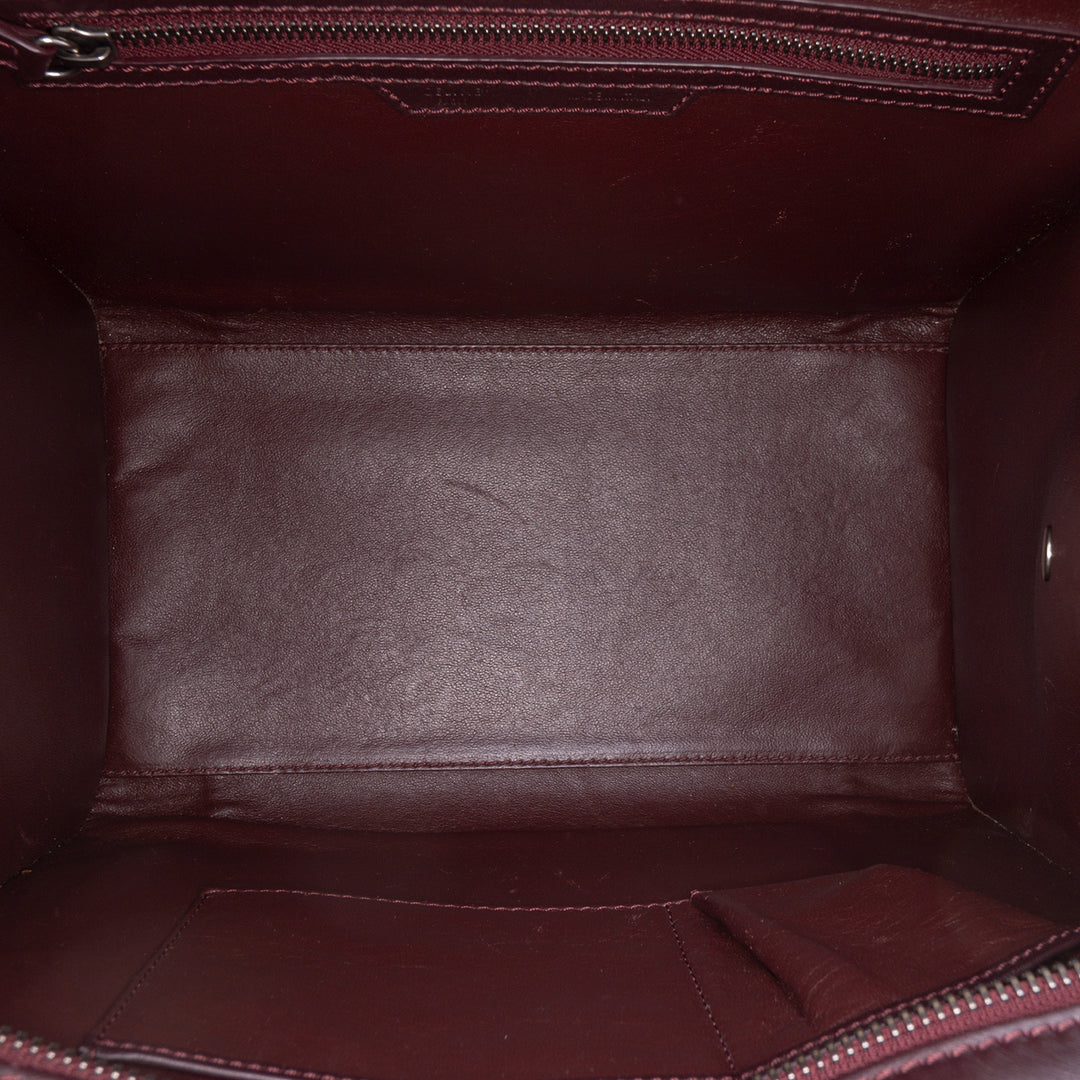 Celine Mini Smooth Cuir de veau Luggage Cabas