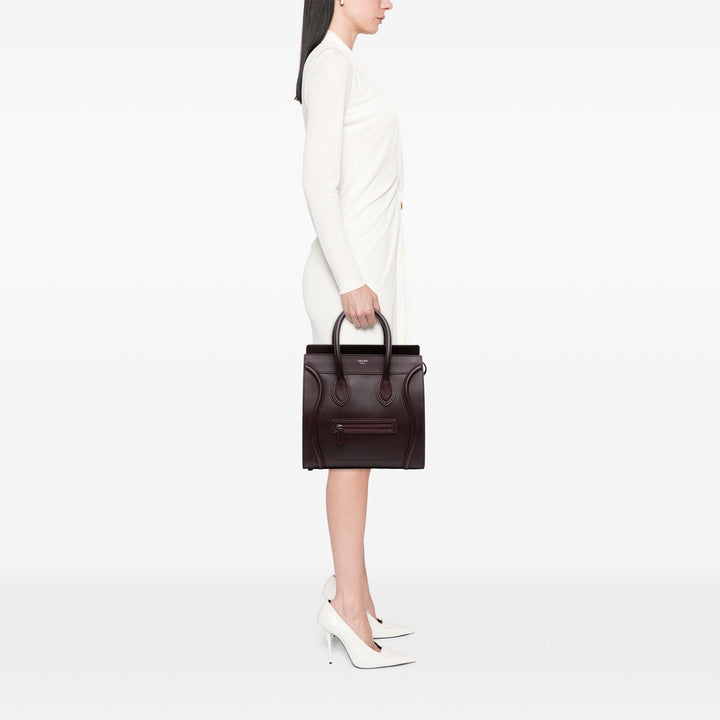 Celine Mini Smooth Cuir de veau Luggage Cabas